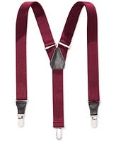 Club Room 25mm Skinny Solid Suspenders, Created for Macy's