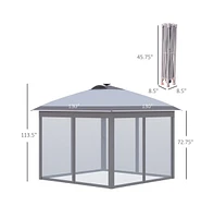 Slickblue Pop-Up Canopy Tent for Quick and Convenient Outdoor Shelter