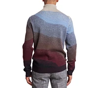 Paisley & Gray Men's Slim Fit Long Sleeve Multicolor Turtleneck Sweater