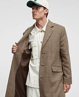 Mode of One Men's Houndstooth Top Coat, Exclusively at Macy's