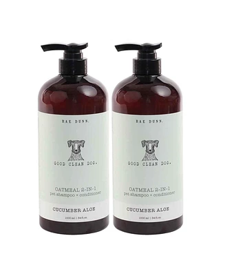 Rae Dunn "Good Clean Dog." Oatmeal 2-in-1 Pet Shampoo and Conditioner