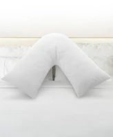 Cheer Collection Natural Kapok V Shape Pillow, 28" x 14"