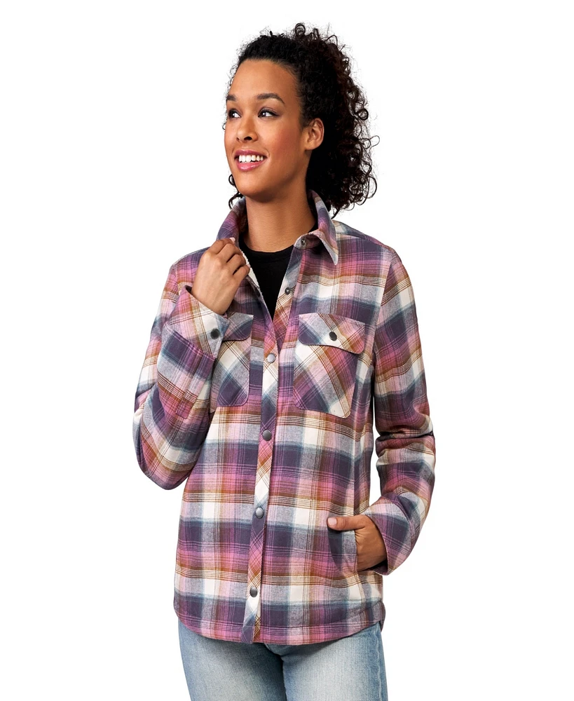 Free Country Women's Koshi Adirondack Flannel Shirt Jacket