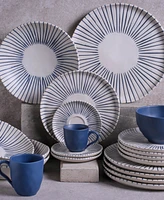 Porto Brasil Elemento Stoneware Shallow Oval Platters, Set of 4
