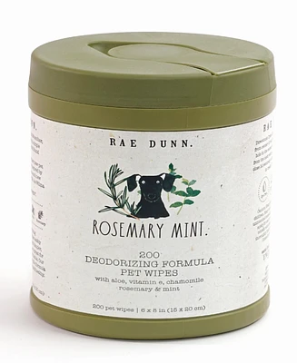 Rae Dunn Deodorizing Formula Cannister Pet Wipes