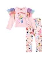 Bluey Girls T-Shirt and Leggings Outfit Set