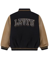 Levi's Toddler and Little Boys Chenille Patch Varsity Jacket