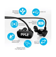 Pyle Bluetooth Waterproof MP3 Player Headphones, 8GB Built-In Memory