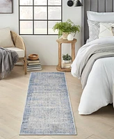 Nourison Home Abstract Hues ABH02 2'2"x8' Runner Area Rug