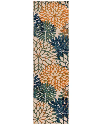 Nourison Home Aloha ALH05 2'3"x8' Runner Area Rug