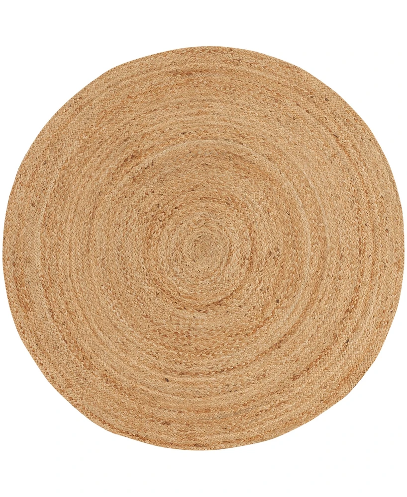 Nourison Home Natural Jute NJT03 4'x4' Round Area Rug