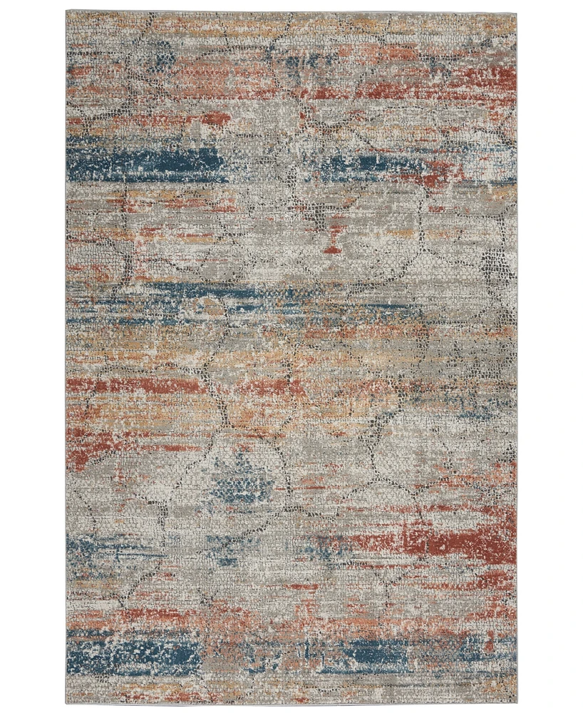 Nourison Home Rustic Textures RUS11 3'11"x5'11" Area Rug