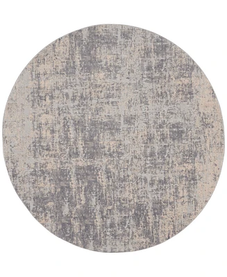 Nourison Home Rustic Textures RUS01 5'3"x5'3" Round Area Rug