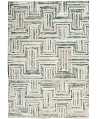 Nourison Home Interlock ITL06 3'9"x5'9" Area Rug