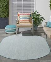 Nourison Home Courtyard COU01 5'x8' Oval Area Rug