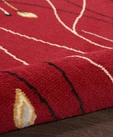 Nourison Home Grafix GRF15 8'x8' Round Area Rug