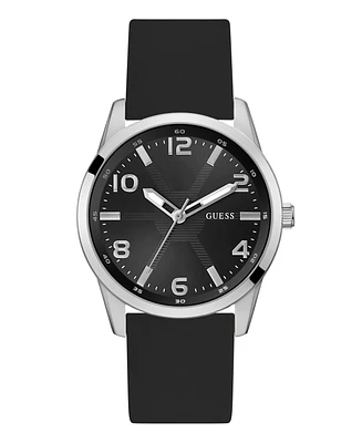 Guess Men's Analog Silicone Watch 42mm