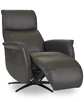 Lennix Leather Tv Recliner with Massage, Created for Macy's