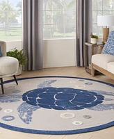 Nourison Home Aloha ALH27 7'10"x7'10" Round Area Rug