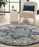 Nourison Home Ankara Global ANR15 6'x6' Round Area Rug