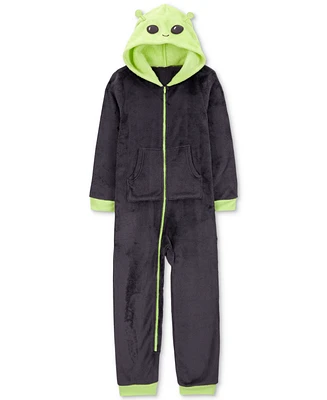 Carter's Little & Big Boys 1-Piece Alien Fuzzy Fleece Costume Pajamas