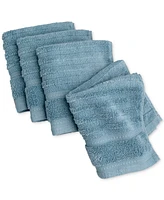 Martha Stewart Quick Dry Cotton Solid 4-Pc. Washcloth Set, 13" x 13", Exclusively at Macy's