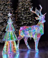 Seasonal Prismatic Christmas Tree Led Lights 45"