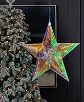 Seasonal Prismatic Traditional Star Led Lights 24"