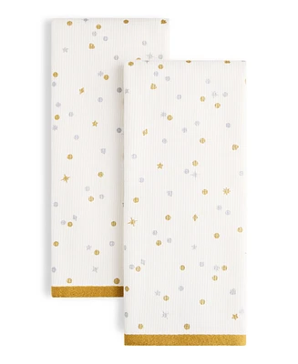 Kate Spade New York Celebration Confetti Dot Kitchen Towel 17"x 28", Set of 2