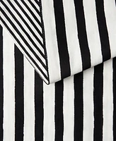 Kate Spade New York Hand Painted Shirting Stripe Table Runner, 15"x 72"