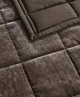 Vera Wang Chenille Box Solid 3-Pc. Quilt Set