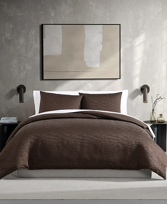 Vera Wang Illusion Lines 3-Pc. Duvet Cover Set