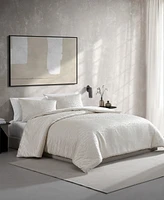 Closeout! Vera Wang Illusion Textured 3-Pc. Duvet Cover Set, Queen
