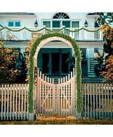 Floral Home 6' Juniper Garland with Green Berries & Brown Twigs