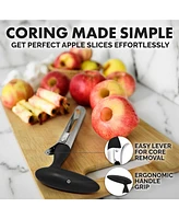 Zulay Kitchen Easy to Use Durable Apple Corer Remover - Stainless Steel Cupcake