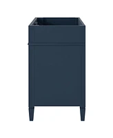 Simplie Fun 30" Bathroom Vanity without Top Sink, Modern Bathroom Storage Cabinet with 2 Drawers and a Tip-out Drawer (Not Include Basin)