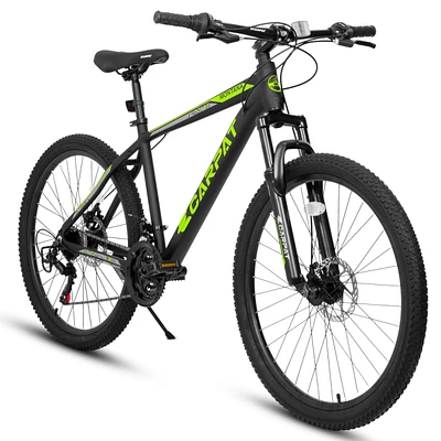 Streamdale Furniture 26-inch mountain bike adult aluminum frame shock absorbing front fork bike 21-speed disc brake mountain bike