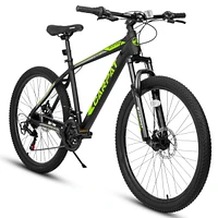 Simplie Fun 26-inch mountain bike adult aluminum frame shock absorbing front fork bike 21-speed disc brake mountain bike