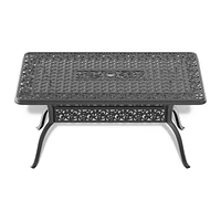 (Cushions In Random Colors)5-Piece Set Of Cast Aluminum Patio Furniture With Cushions