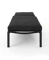 Navan Chaise Lounge - Dark Grey