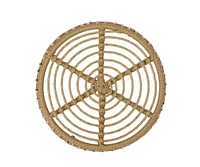 Nostalgic Wicker Chat Set: Papasan Chairs And Cage-Frame Table