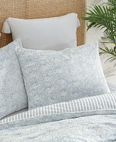 Peri Home Ikat Eyelet 3-Pc. Duvet Cover Set, Full/Queen