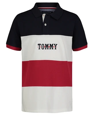 Tommy Hilfiger Toddler and Little Boys Walley Pieced Polo Shirt