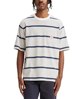 Levi's Men's Spellbound Crewneck Short Sleeve Striped T-Shirt