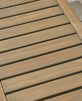 Modern Acacia Wood Bench: Elegance And Comfort For Your Outdoor Oasis