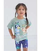 Bluey Toddler Girls Bingo T-Shirt and Shorts Outfit Set