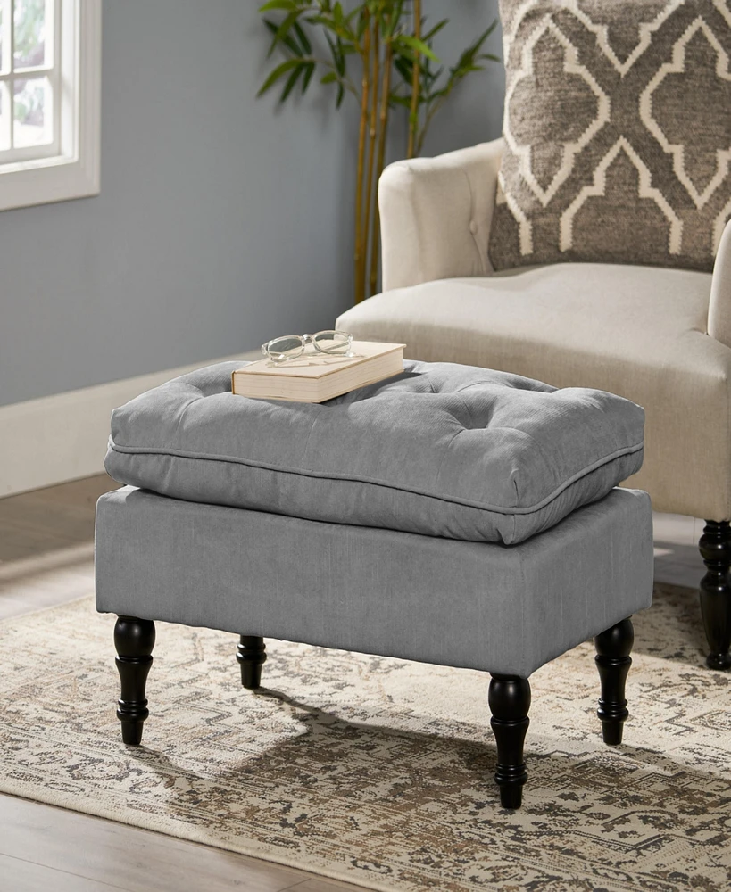 Simplie Fun Lofton Pillow Top Ottoman: Comfort and Style for Your Living Space