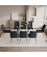 Streamdale Furniture Table and chair set.Contemporary