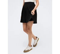 Kenneth Cole Women's Quantum Stretch Pull-On Pleated Skirt