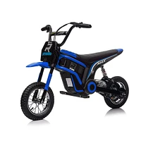 Streamdale Furniture 24V14ah Kids Ride On 24V Electric Toy Motocross Motorcycle Dirt Bike-xxl large, Speeds up to 14.29MPH, Dual Suspension